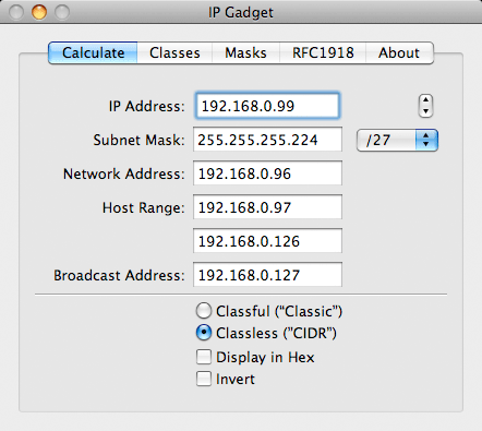 IPGadget Window